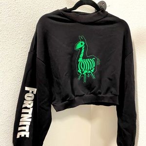 Crop Fortnite Sweatshirt
